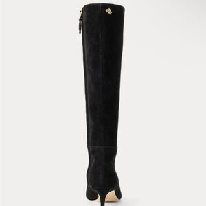 Ralph Lauren Women's Black Over the Knee Boots